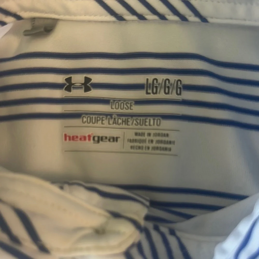 Under Armour Black and Blue Polo Shirts Casual Collection - Picture 6 of 6